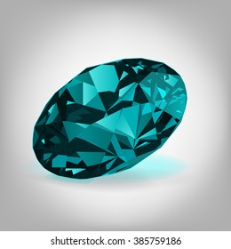 Vector of shiny sparkling diamond