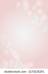 Vector Shiny Stars Confetti on Pink Background with Silver and White  Light Spots. Magic Shiny Pastel Print. Baby Print. Gentle Stardust Pattern.  Sparkle Festive  Cover Design.