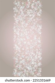 Vector Shiny Stars Confetti on Pink Background with Silver and White  Light Spots. Magic Shiny Pastel Print. Baby Print. Gentle Stardust Pattern.  Sparkle Festive  Cover Design.
