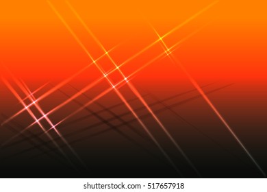 Vector shiny wave line colorful abstract background red