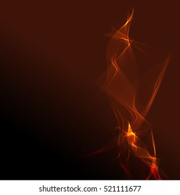 Vector shiny wave line colorful abstract background yellow