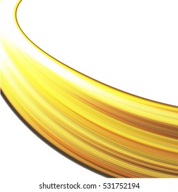 Vector shiny wave line colorful abstract background yellow