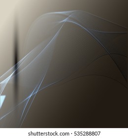 Vector shiny wave line colorful abstract background blue