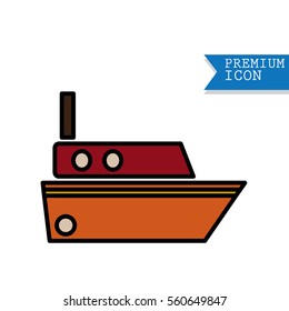 Vector - ship boat icon