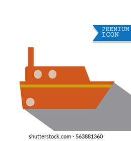 Vector - ship boat icon