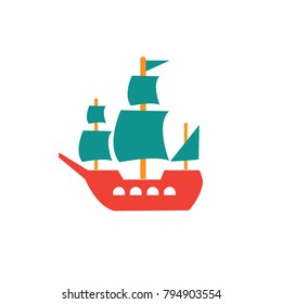 vector ship icon