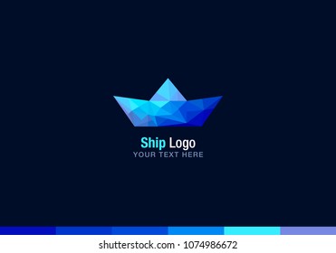 vector ship logo