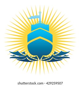 vector ship logo