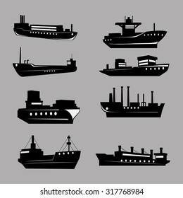 Vector Ships image design set for your illustration, postcards, poster, labels, stickers and other design needs.