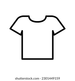ilustración de icono de camisa vectorial en fondo blanco 
