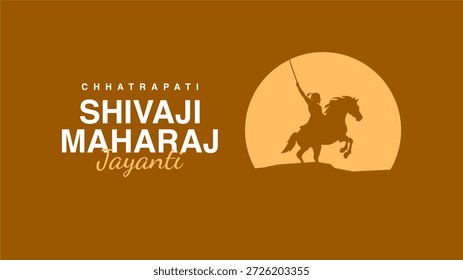 Vektor shivaji maharaj jayanti Hintergrundvorlage