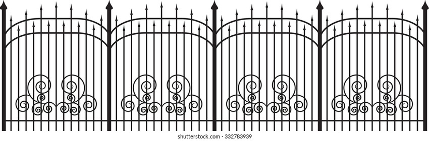  Vector shod fence