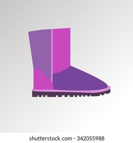 vector shoes fur suede sole color fashion