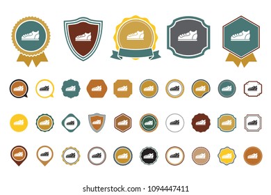 vector shoes  icon