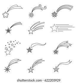 Download Shooting Stars Line Drawing Images Stock Photos Vectors Shutterstock