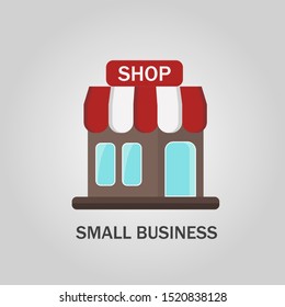 Vector Shop, Illustration, Icon Background flat eps10