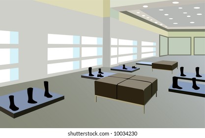 vector shop interior