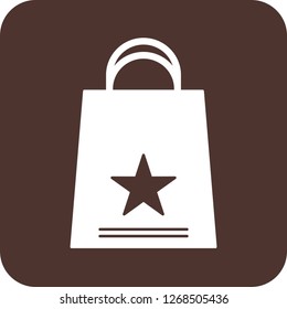 vector shopping bag icon
