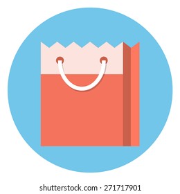 Vector shopping bag icon