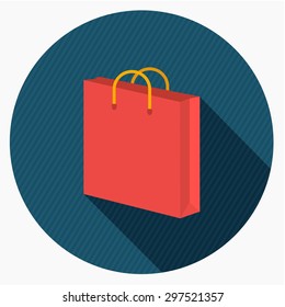 Vector shopping bag Icon 