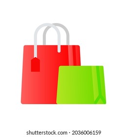 Vector shopping bag Icon illustration