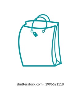 Vector Shopping bag icon, Logo Design.