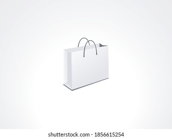 Icono de imagen de la bolsa de compra del vector