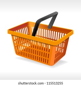 Vector shopping basket