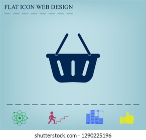 Vector shopping basket icon