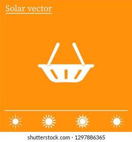 Vector shopping basket icon