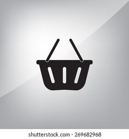 Vector shopping basket icon