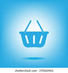 Vector shopping basket icon