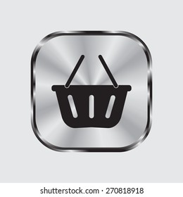 Vector shopping basket icon