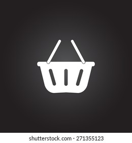 Vector shopping basket icon