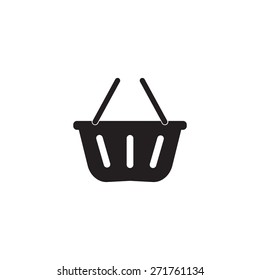 Vector shopping basket icon