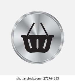 Vector shopping basket icon