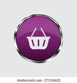 Vector shopping basket icon