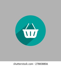 Vector shopping basket icon