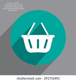 Vector shopping basket icon