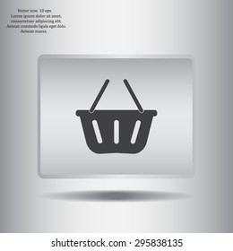 Vector shopping basket icon
