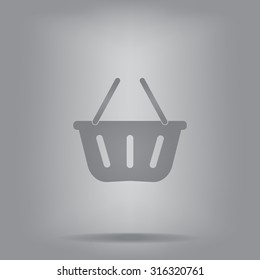 Vector shopping basket icon