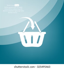 Vector shopping basket icon