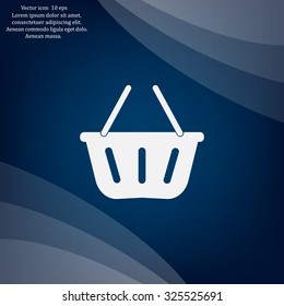 Vector shopping basket icon