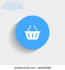 Vector shopping basket icon