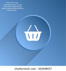 Vector shopping basket icon