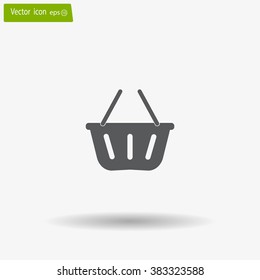 Vector shopping basket icon