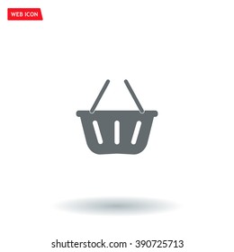 Vector shopping basket icon