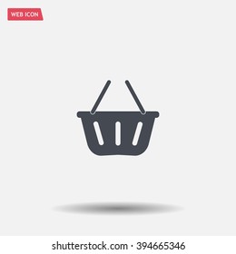 Vector shopping basket icon