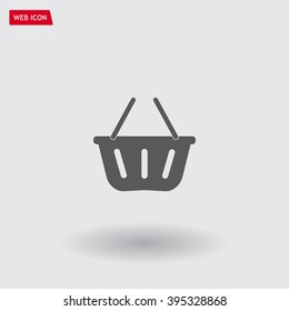 Vector shopping basket icon