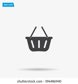 Vector shopping basket icon